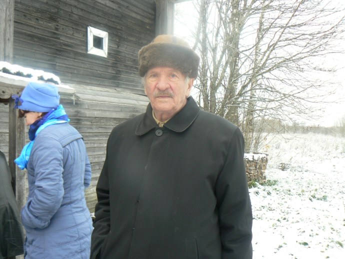 Писатель Виктор Иванович Лихоносов в Тимонихе 