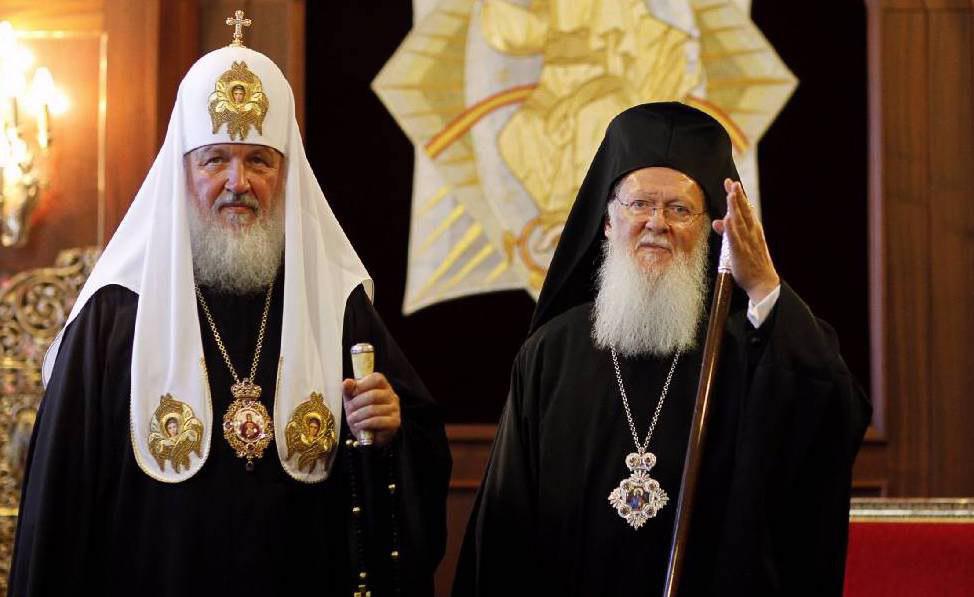 Патриарх Кирилл и Патриарх Варфоломей в Стамбуле (31 сентября 2018 года)