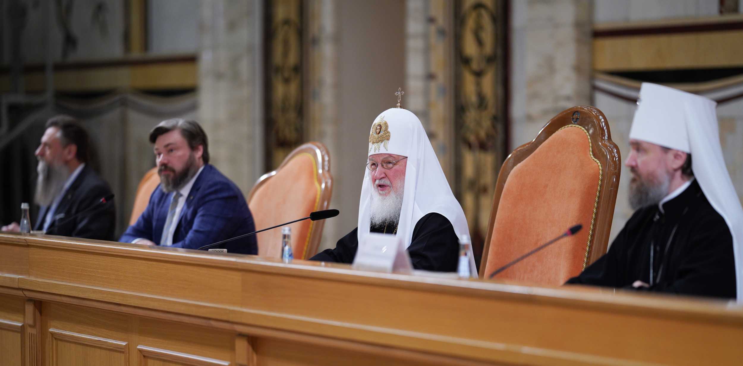 Под председательством Святейшего Патриарха Кирилла состоялся внеочередной  соборный съезд Всемирного русского народного собора - «И пускай никто нас  не пугает русским национализмом!»