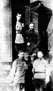 Генерал В.О.Каппель с чинами штаба Волжского корпуса. Весна 1919 г.