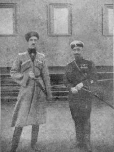 Генералы П.Н.Врангель и А.П.Кутепов