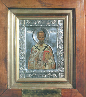Икона Николая Чудотворца (Александро-Невский собор Парижа)
