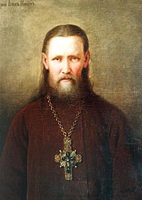 Отец Иоанн Кронштадтский. Портрет работы М. Брянского