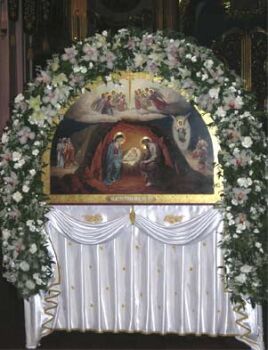 Икона Рождества Христова в соборе Владимирской иконы Божией Матери
