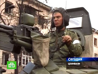 В Цхинвали (кадр НТВ)