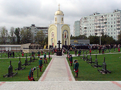 Часовня Спаса Нерукотворного на мемориальном кладбище 55-го Подольского пехотного полка (фото "Новый регион - Приднестровье")