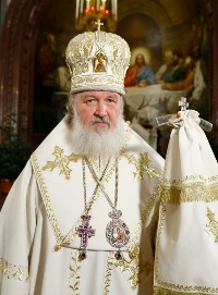 Митрополит Кирилл во время Рождественской службы (фото Патриархия.ru)