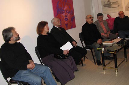 Слева направо: С. Минаков, Р. Гурина, А. Гуторов, Ю. Милославский, Г. Шмеркин, Э. Сиганевич
