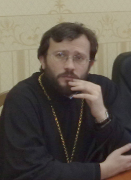 Председатель Отдела внешних церковных связей Украинской Православной Церкви архимандрит Кирилл (Говорун)