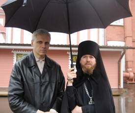 Александр Николаевич Алекаев и архимандрит Тихон (Шевкунов), фото Ю.К.Бондаренко