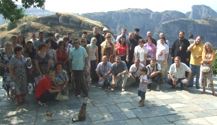 Участники конференции православных предпринимателей в Греции июль 2009 года