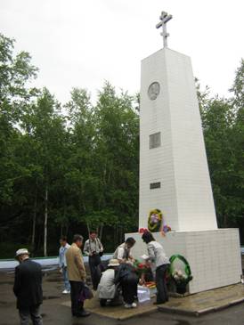 Памятник покаяния за своих соотечественников, совершивших преступления на российской земле (селе Ивановка)