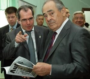 Минтимер Шаймиев и Альберт Гильмутдинов (фото ИА Татар-информ)