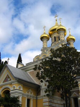 Александро-Невский собор в Ялте. Февраль 2009 г.