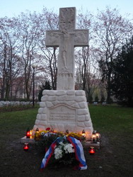 Крест-памятник в Гливицы (Польша)