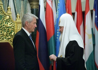 Патриарх Кирилл и Т.Ягланд (фото Патриархия.ru)