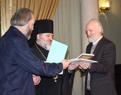 А.Грунтовский, епископ Назарий и В.Крупин