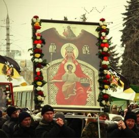 Крестный ход в Липецке 15 марта 2010 г.