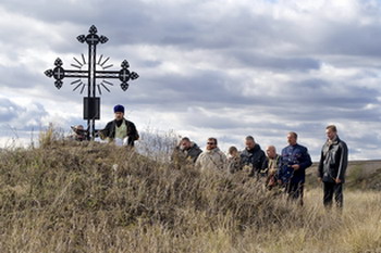 Поклонный крест в селе Лукьянчиково