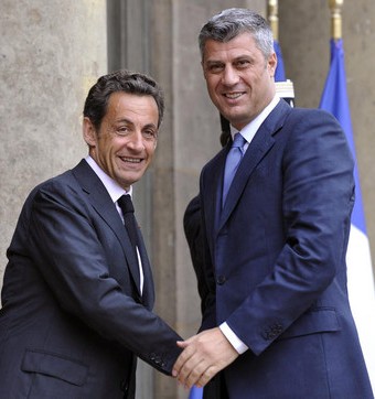 Хашим Тачи и Николя Саркози
