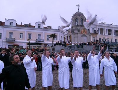 Голуби мира. 19.01.2011 г.