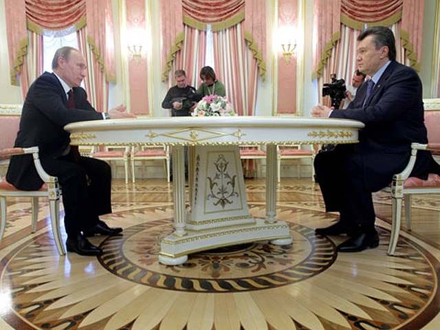В.Путин и В.Янукович