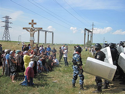 Столкновение казаков с милицией в Феодосии, 2.07.2011