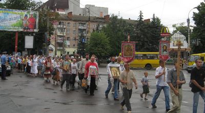 Крестный Царский ход в Черкассах 17 июля 2011