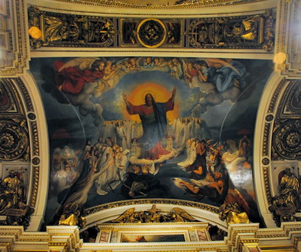 Страшный суд. Фреска Исаакиевского собора Страшный суд. Фреска Исаакиевского собора