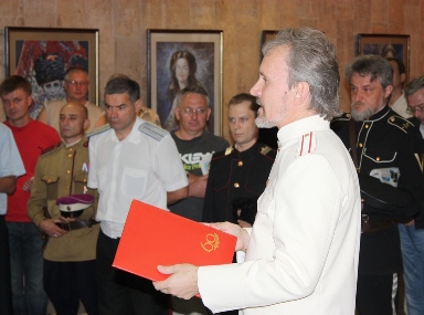 Олег Калинин зачитал пророческие слова Сергея Бехтеева
