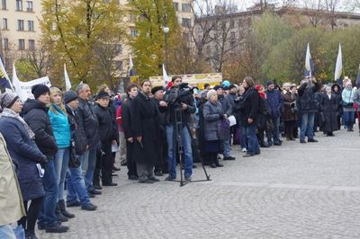 Митинг в Петербурге против ювенальной юстиции и закона об образовании