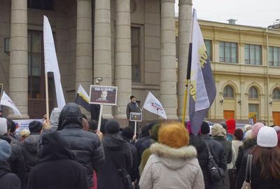 Митинг в Петербурге против ювенальной юстиции и закона об образовании