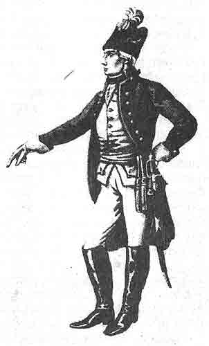 офицер полиции 1798 г.