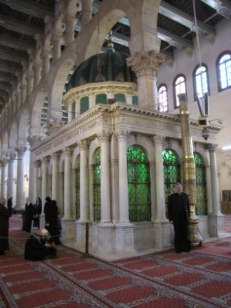 В мечети Омейядов в Дамаске