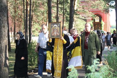 Мироточивая икона Царя Николая побывала на Царских торжествах на Урале