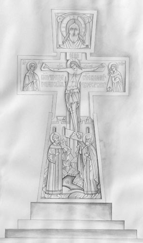 эскиз креста