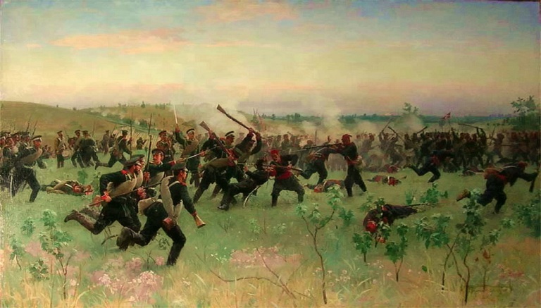 Бой с турками, 1877 год