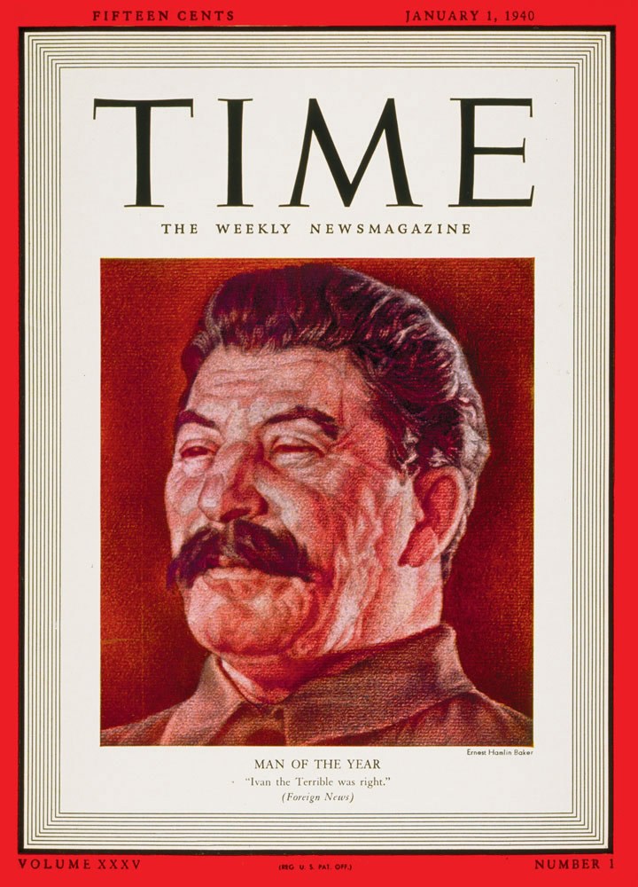 Обложка журнала *Тайм* 1940 год