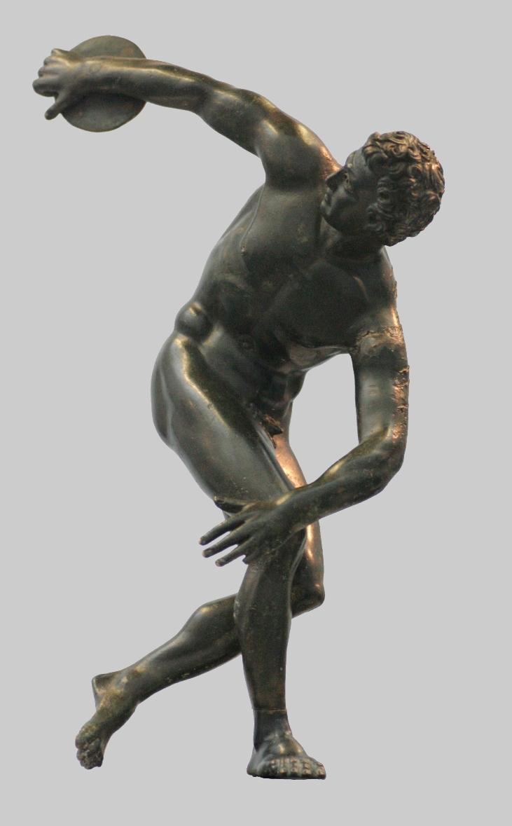 Дискобол. Римская копия греческой статуи V века до н.э.