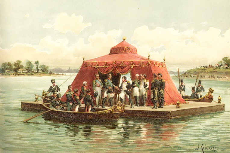 Встреча Императора Александра I и Наполеона, 1807 г.