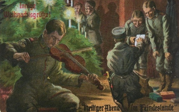 Немецкая рождественская открытка, Первая мировая война