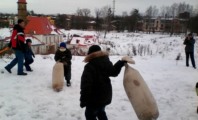 Бой мешками