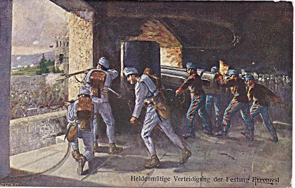 Оборона австрийцами Перемышля, 1915 год