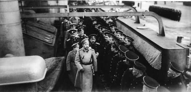Посещение Императором Николаем II  крейсера *Прут* (*Меджидие*), 7 ноября 1915 года
