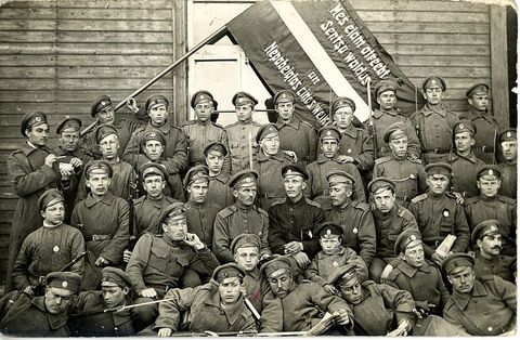 Латышские стрелки, 1917 год