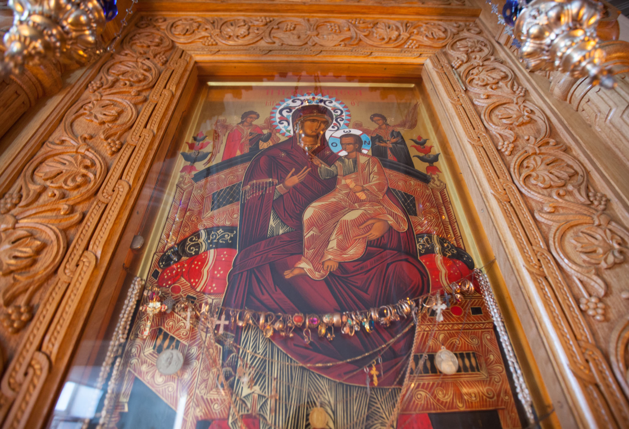 Валаамская икона Божией матери в монастыре