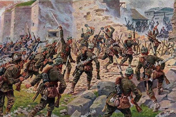 Штурм немцами Новогеоргиевской крепости, 1915 год