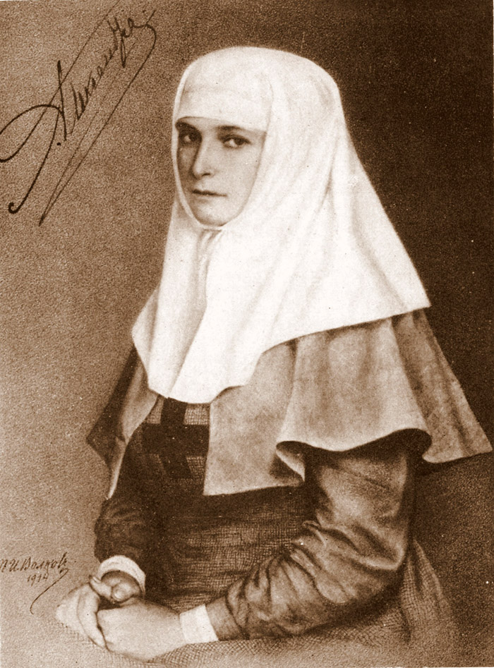Императрица Александра Федоровна - сестра милосердия