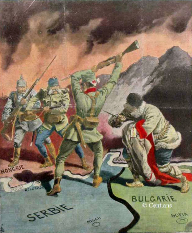 Нападение Болгарии на Сербию, 1915 год