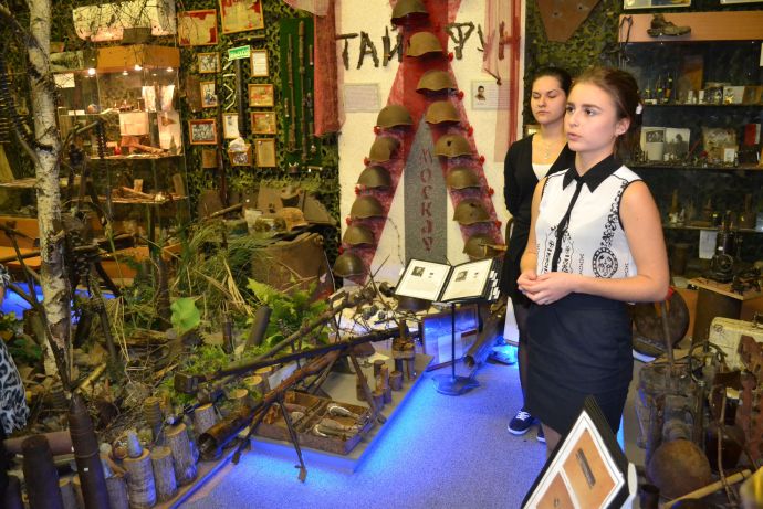 Посещение героем России Игорем Задорожным музея обороны Москвы